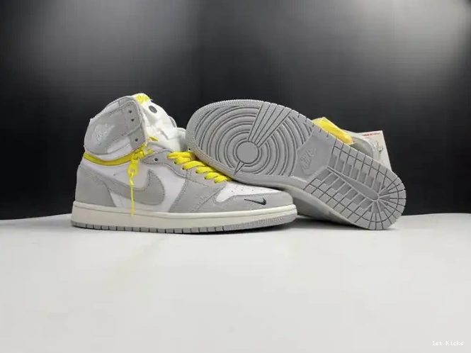 1st Kicks High CW6576-100 Jordan 1 Light Smoke Switch Air 0612